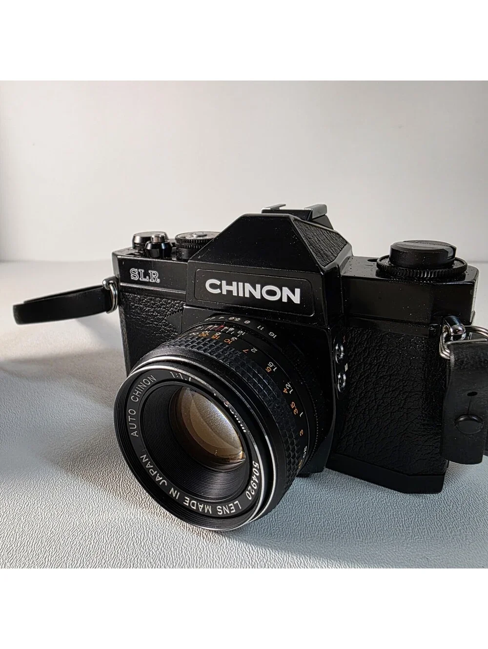 VTG Nice Metal Body Chinon SLR Metal Body Camera 50MM Lens Tested Clean